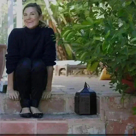 Heidi Merrill red jumpsuit- XL Red long sleeve crew neck concealed zipper front - Picture 7 of 9